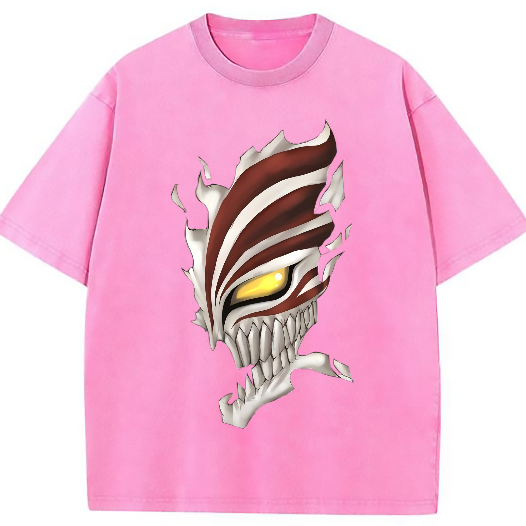 （画像用） ブリーチ 黒崎一護（くろさき いちご）BLEACH Kurosaki Ichigo 綿100% ヴィンテージ風 半袖Tシャツ（フロントプリント）